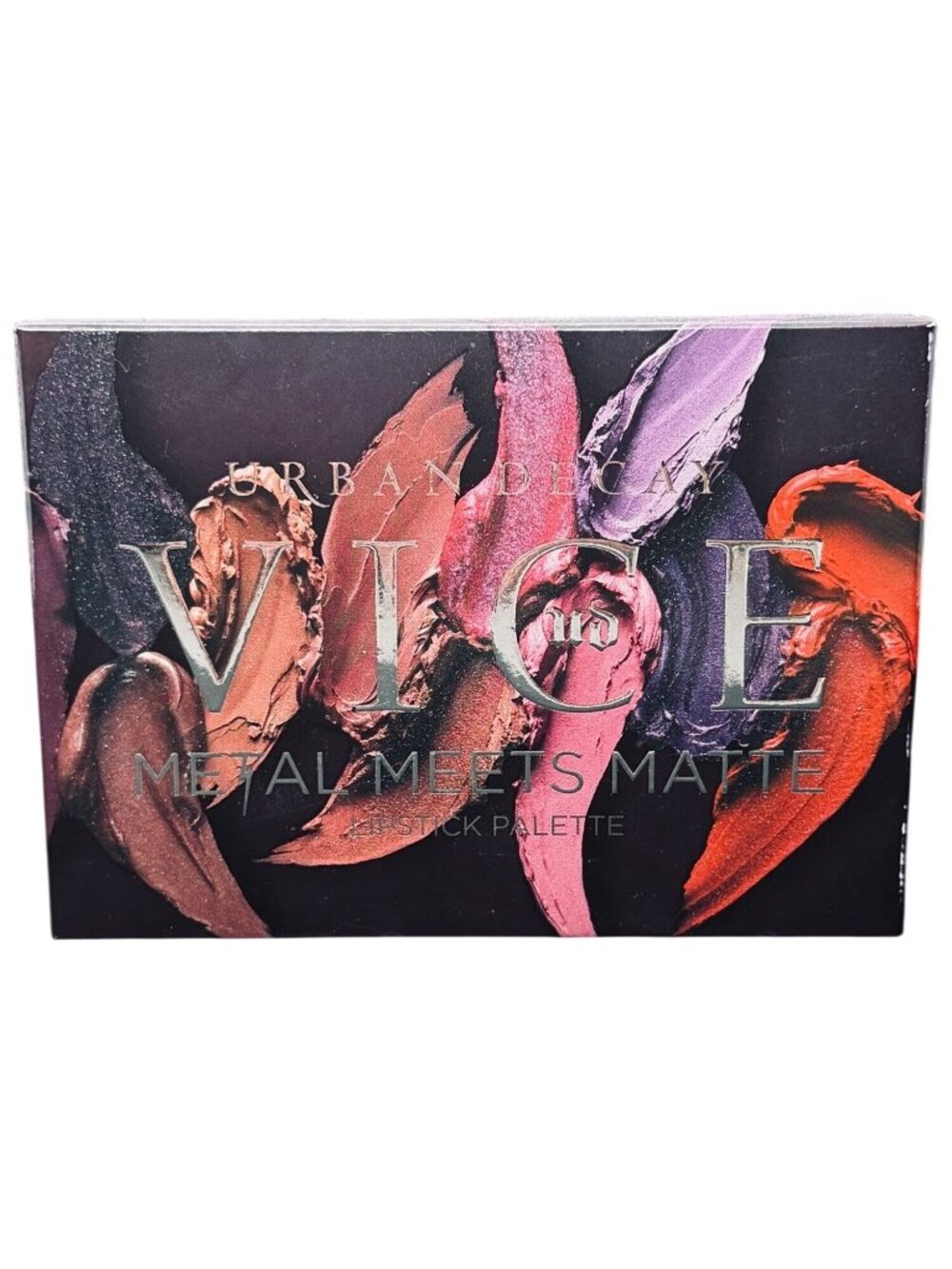 NIB Urban Decay Metal Meets Matte Vice Lipstick Palette| 12 Shades + Brush Indie